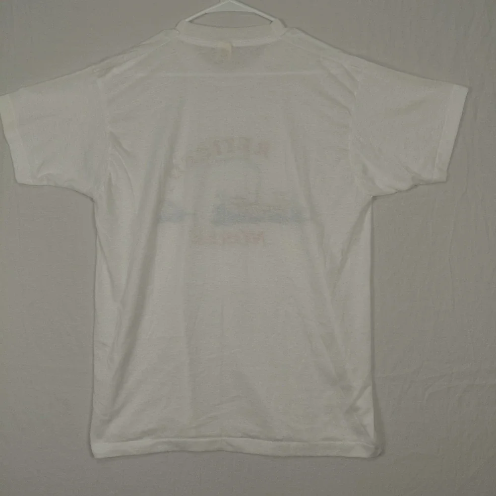 Vintage XL Screen Stars T Shirt Fishing Single‎ Stitch Retired NORSK Cartoon USA